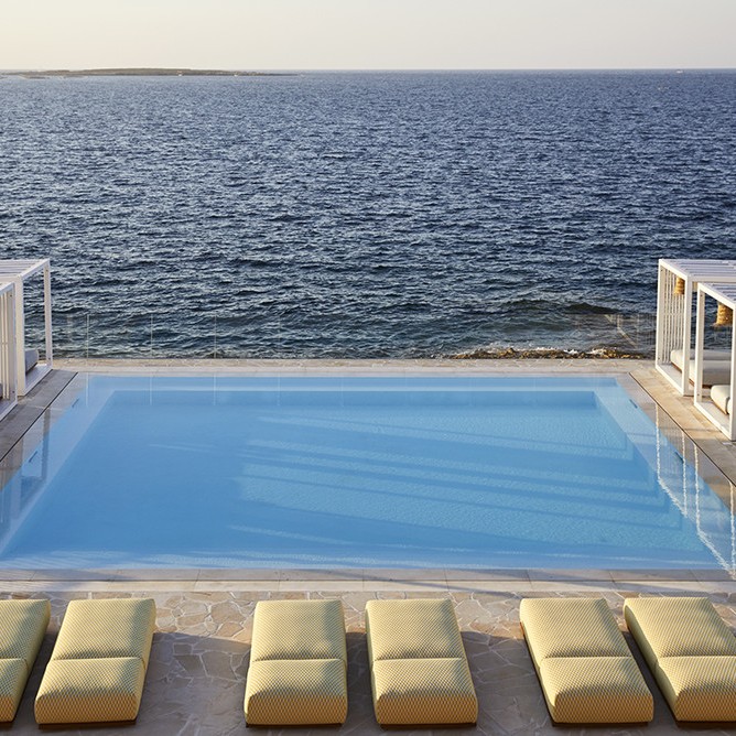 swimming pool on the beach malta