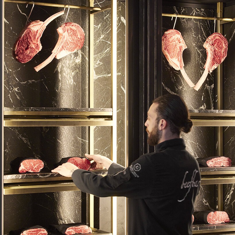 beefbar milano restaurant meat design