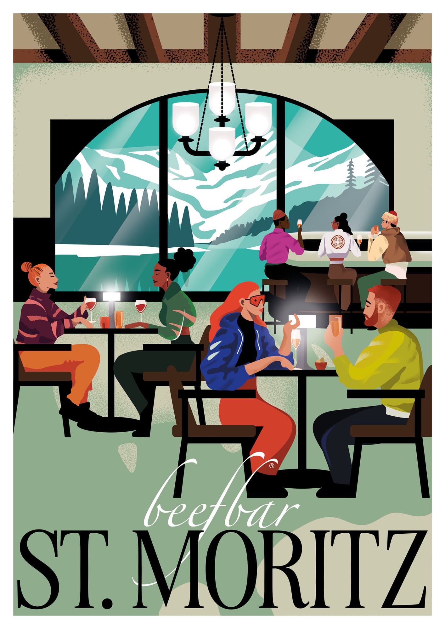 illustration beefbar st moritz