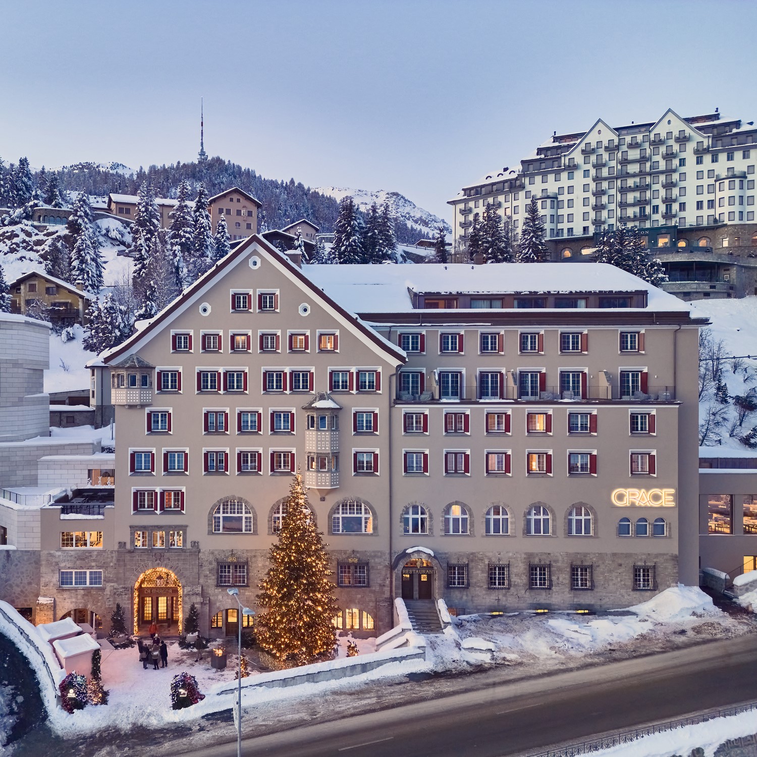 hotel at saint moritz Switzerland