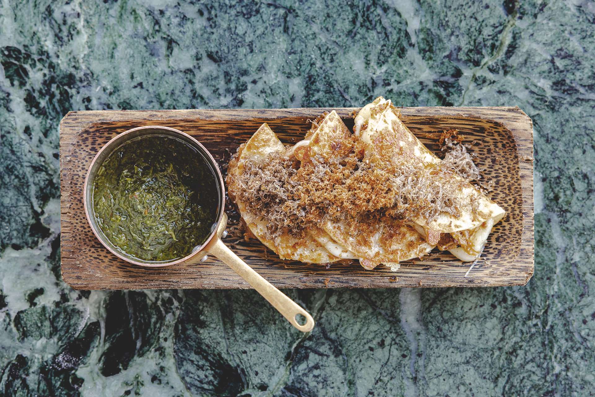 quesadillas beefbar airelles restaurant