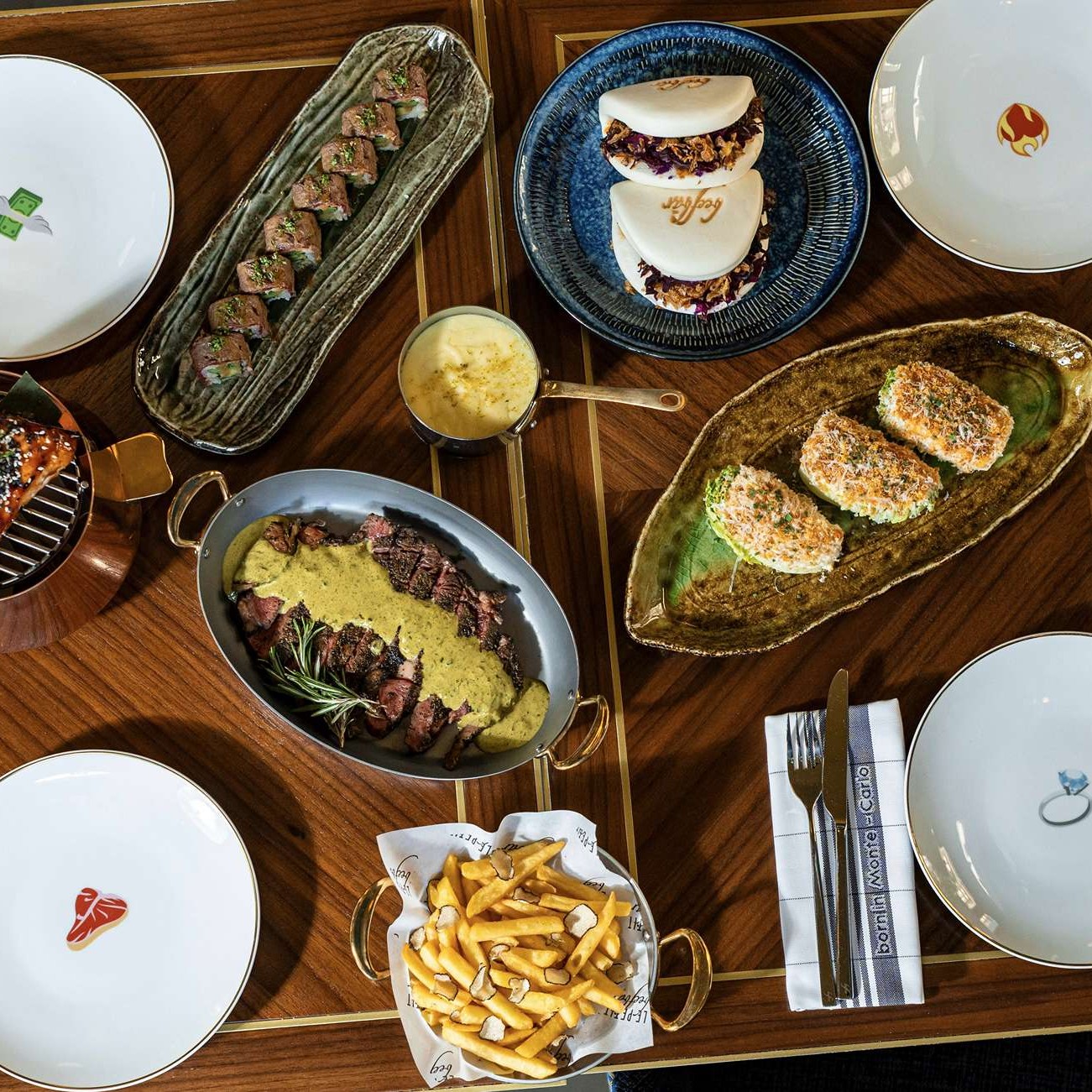 food interior restaurant petit beefbar budapest sharing