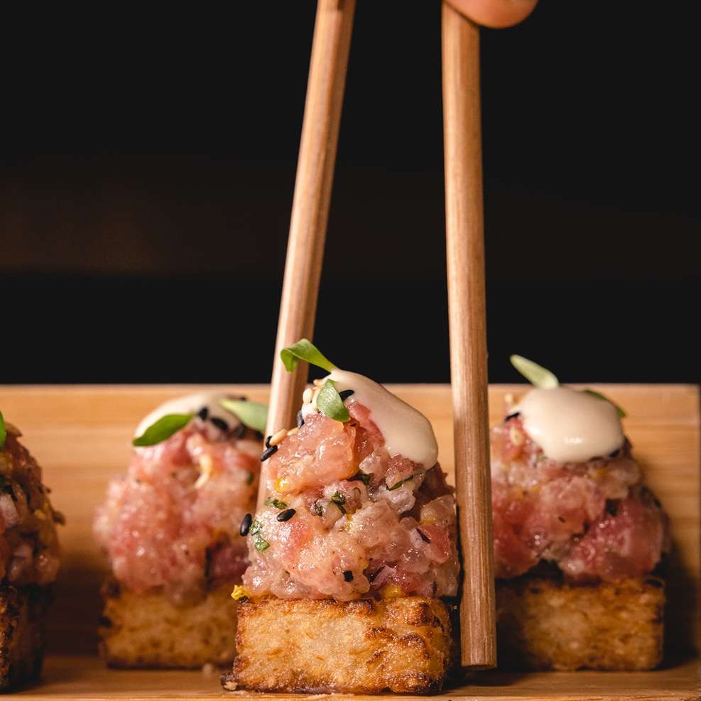 crispy rolls black angus beef-crispy-rolls hoisin sauce beefbar