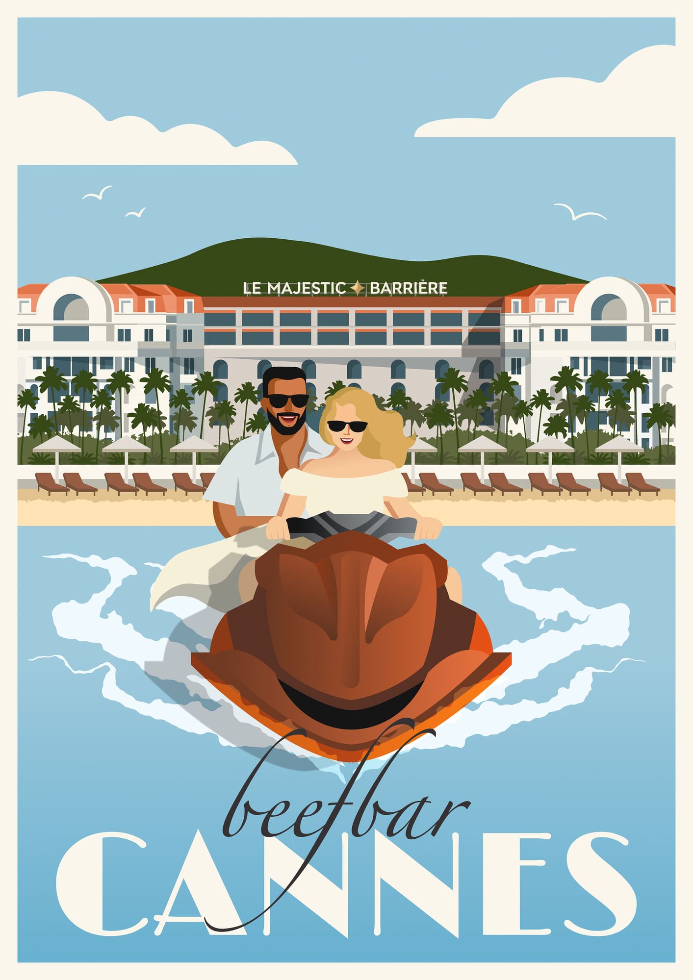 illustration beefbar cannes
