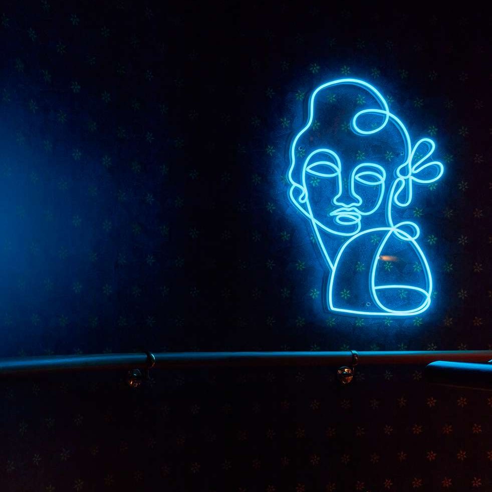 broadwick dear jackie restaurant beefbar london neon