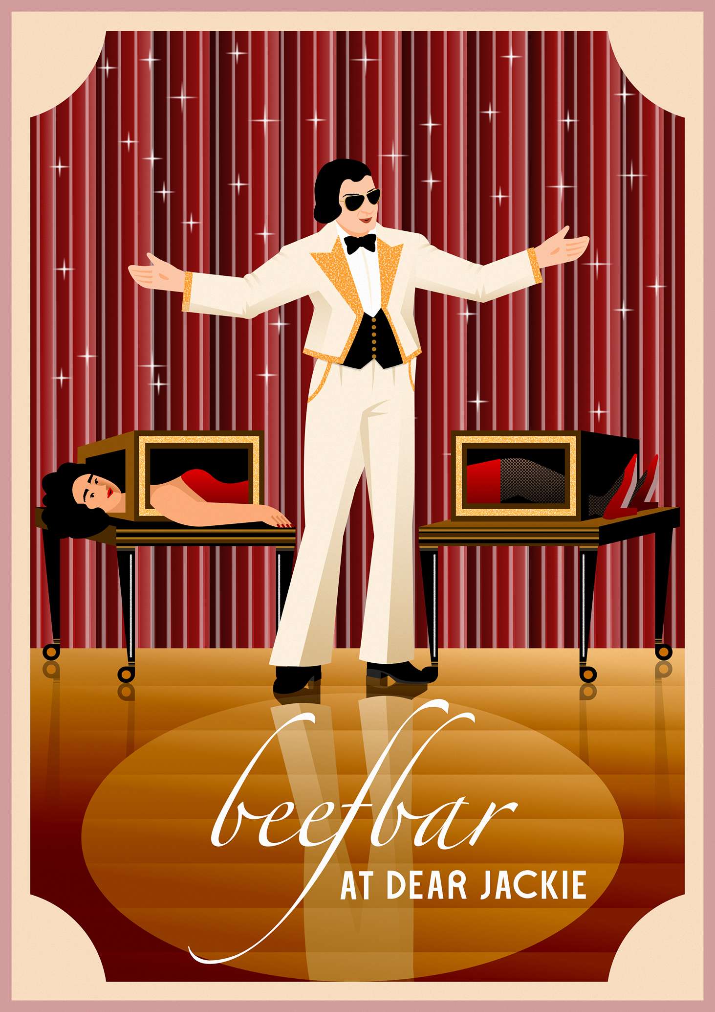 poster beefbar dear jackie london restaurant beef